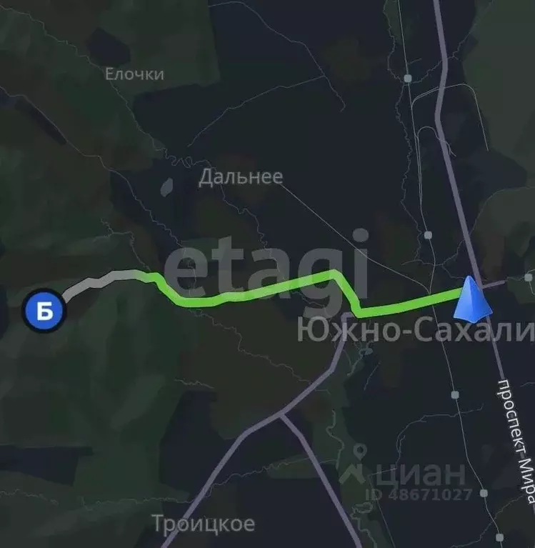 Участок в Сахалинская область, Холмский городской округ, с. Бамбучек  ... - Фото 1