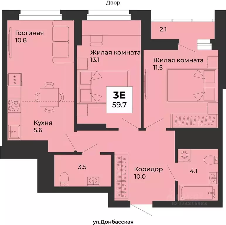 3-к кв. Свердловская область, Екатеринбург Уралмаш жилрайон, ул. ... - Фото 1