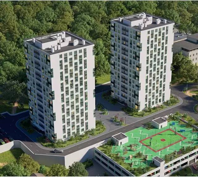 2-к кв. Мурманская область, Мурманск Молодежный проезд, 17 (63.0 м) - Фото 0
