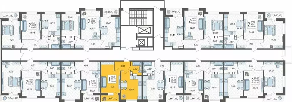 1-комнатная квартира: Краснодар, жилой комплекс Смородина (37.65 м) - Фото 1