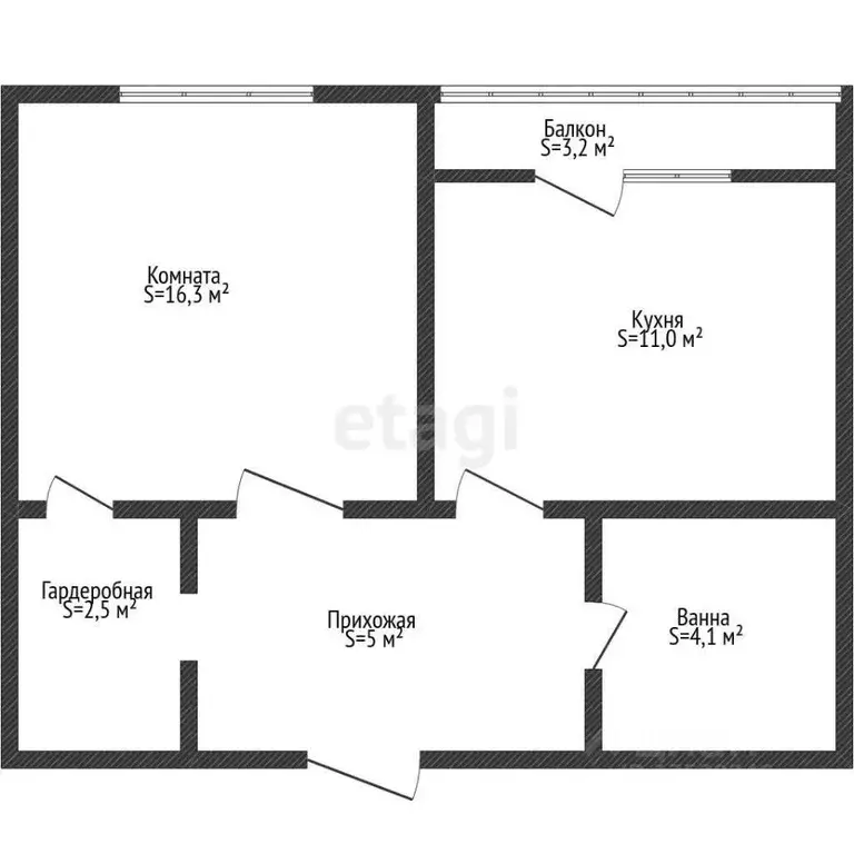 1-к кв. Краснодарский край, Краснодар ул. Командорская, 1/2 (41.0 м) - Фото 1