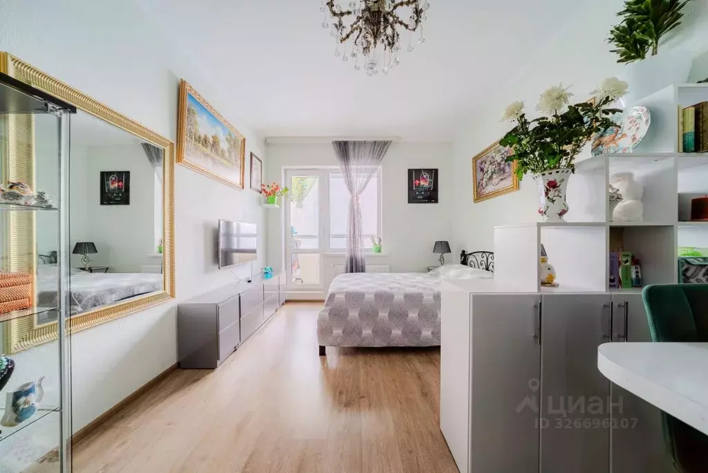 Студия Санкт-Петербург ул. Плесецкая, 20к1 (24.1 м) - Фото 0