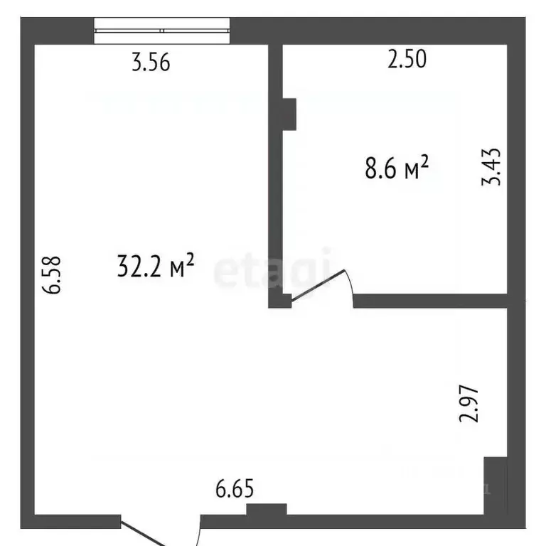 Офис в Ямало-Ненецкий АО, Новый Уренгой Сибирская ул., 31А (41 м) - Фото 2