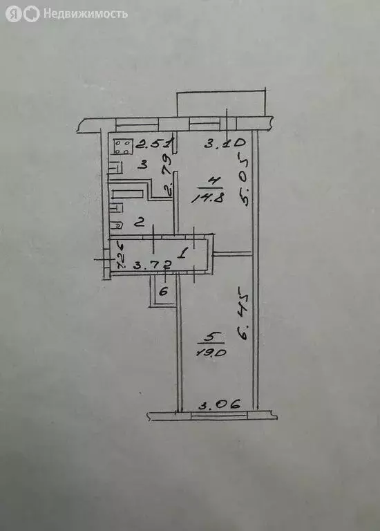 2-комнатная квартира: Великий Новгород, Большая Московская улица, 80 ... - Фото 1