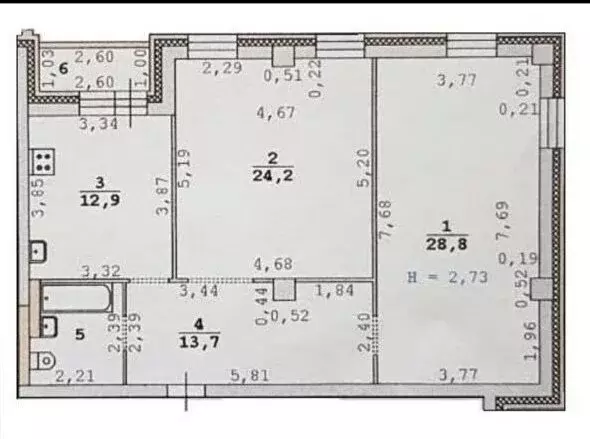 2-комнатная квартира: Екатеринбург, Селькоровская улица, 34 (85 м) - Фото 1