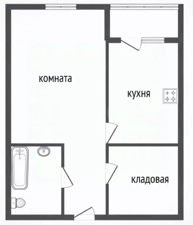 1-к кв. Ярославская область, Ярославль ул. Урицкого, 42 (34.8 м) - Фото 2