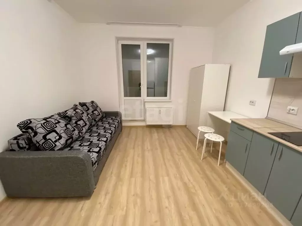 Студия Санкт-Петербург ул. Плесецкая, 14 (21.1 м) - Фото 1