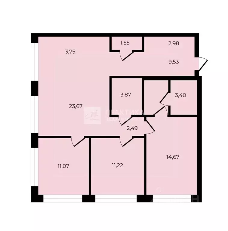 3-к кв. Москва ул. 4-я Марьиной рощи, 10 (89.5 м) - Фото 2