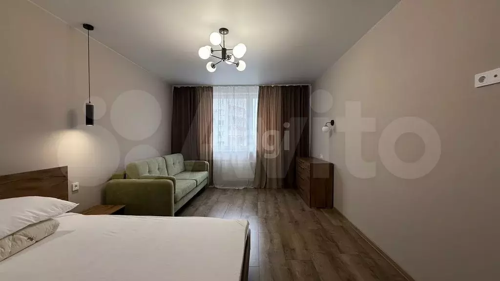 1-к. квартира, 43,8 м, 6/9 эт. - Фото 0
