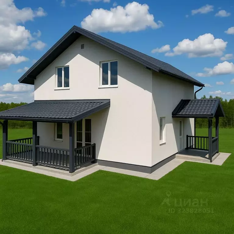 Дом в Калужская область, Боровский муниципальный округ, Совьяки с/пос, ... - Фото 1