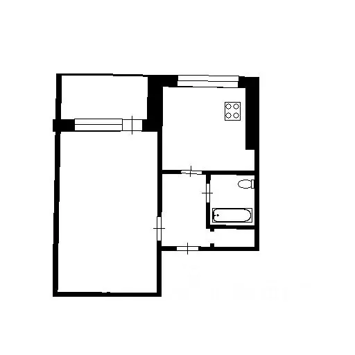 1-к кв. Нижегородская область, Нижний Новгород ул. Германа Лопатина, 5 ... - Фото 1