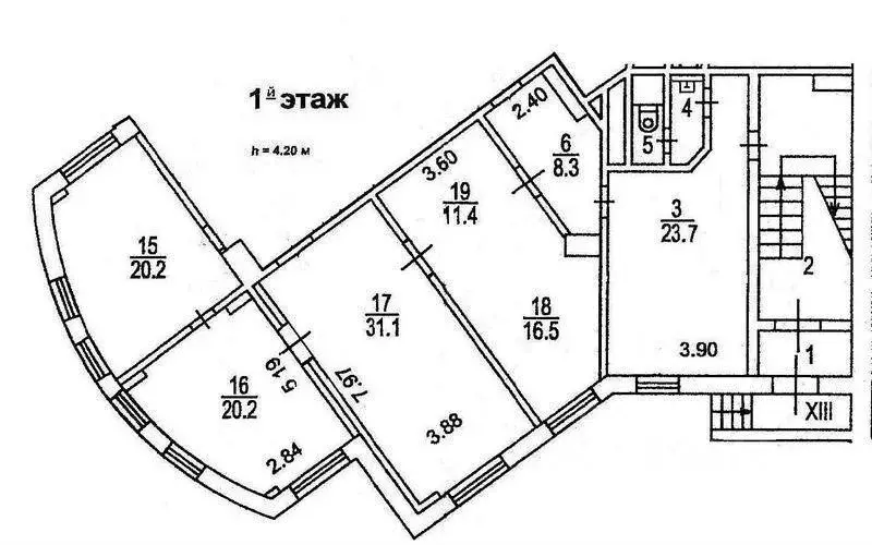 Помещение свободного назначения в Москва Новослободская ул., 11 (157 ... - Фото 0