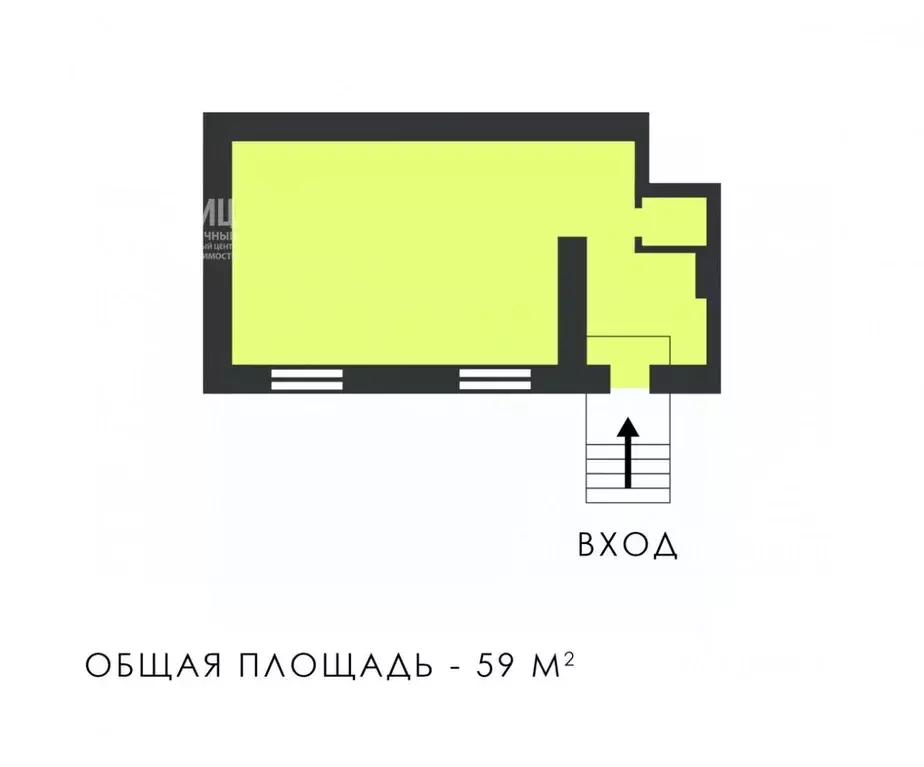 Помещение свободного назначения в Москва Люсиновская ул., 64 (59 м) - Фото 2
