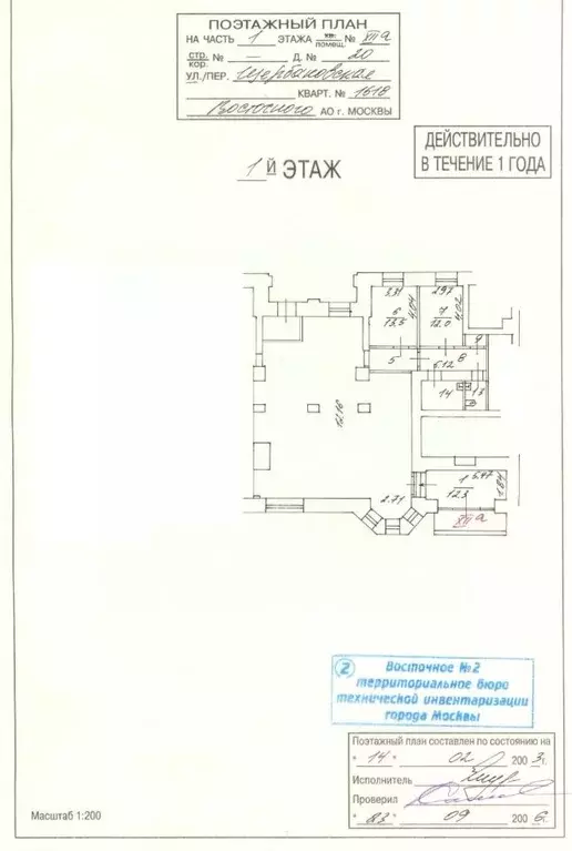 Торговая площадь в Москва Щербаковская ул., 20 (169 м) - Фото 1