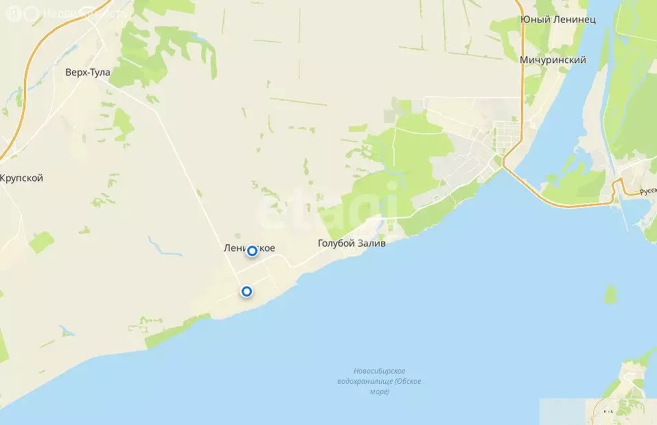 Участок в Новосибирский район, Морской сельсовет, Сельская улица ... - Фото 0