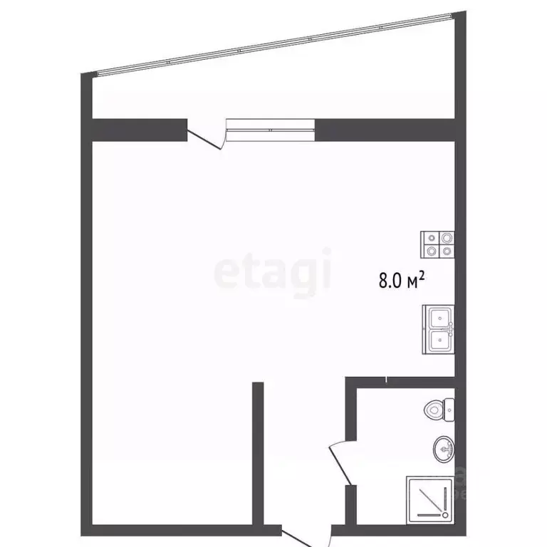 Студия Москва Нижегородская ул., 61 (38.0 м) - Фото 2