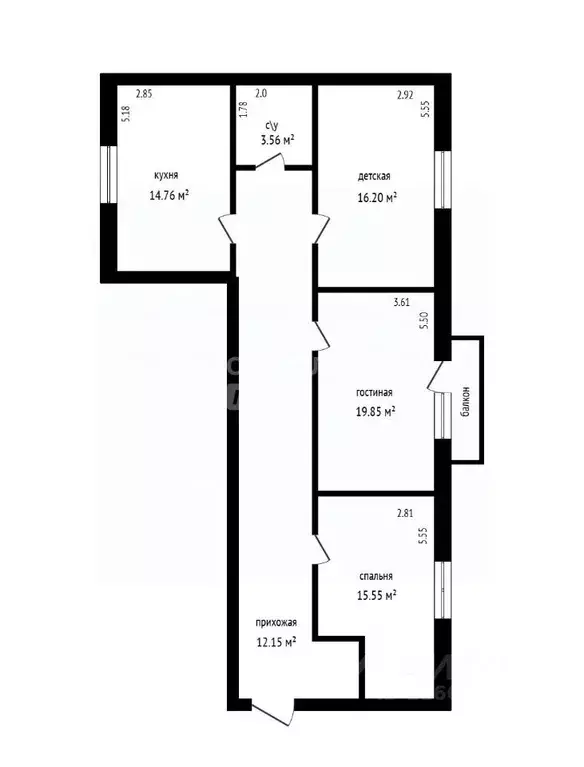 3-к кв. Дагестан, Дербент ул. Свердлова, 4 (86.0 м) - Фото 2