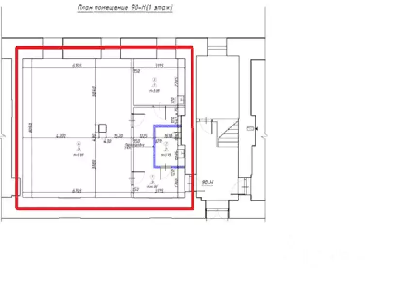 Помещение свободного назначения в Санкт-Петербург Конногвардейский ... - Фото 1