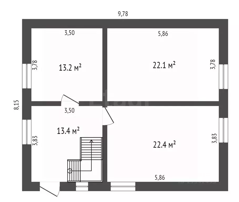Дом в Бурятия, Улан-Удэ пос. Светлый, ул. Серебристая, 21 (148 м) - Фото 2