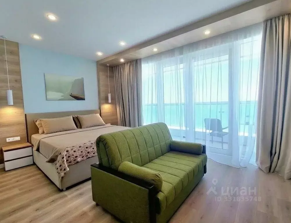 Студия Краснодарский край, Сочи ул. Черноморская, 13Г (40.0 м) - Фото 1