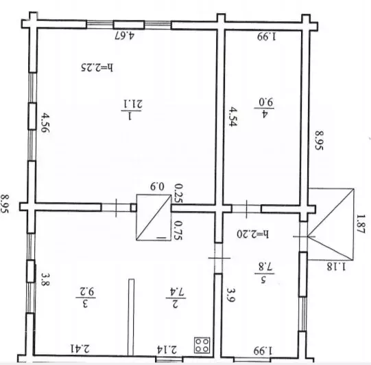 Дом в Туймазы, улица Островского, 91 (37.7 м) - Фото 1