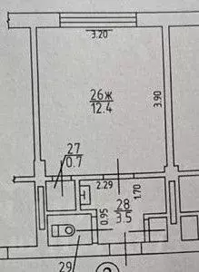 Студия Калининградская область, Калининград Полоцкая ул., 10 (17.7 м) - Фото 2