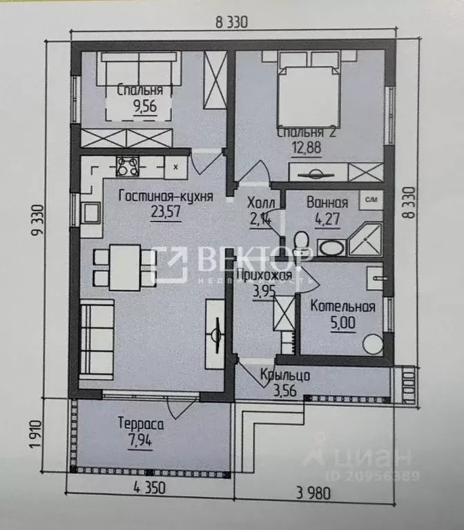 Дом в Ивановская область, Лежневский район, Шилыковское с/пос, д. ... - Фото 1