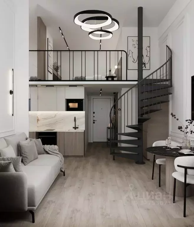 Студия Санкт-Петербург Свердловская наб., 58 (39.6 м) - Фото 1