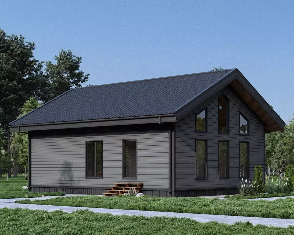 Коттедж в Тульская область, Тула городской округ, д. Малевка  (80 м) - Фото 2