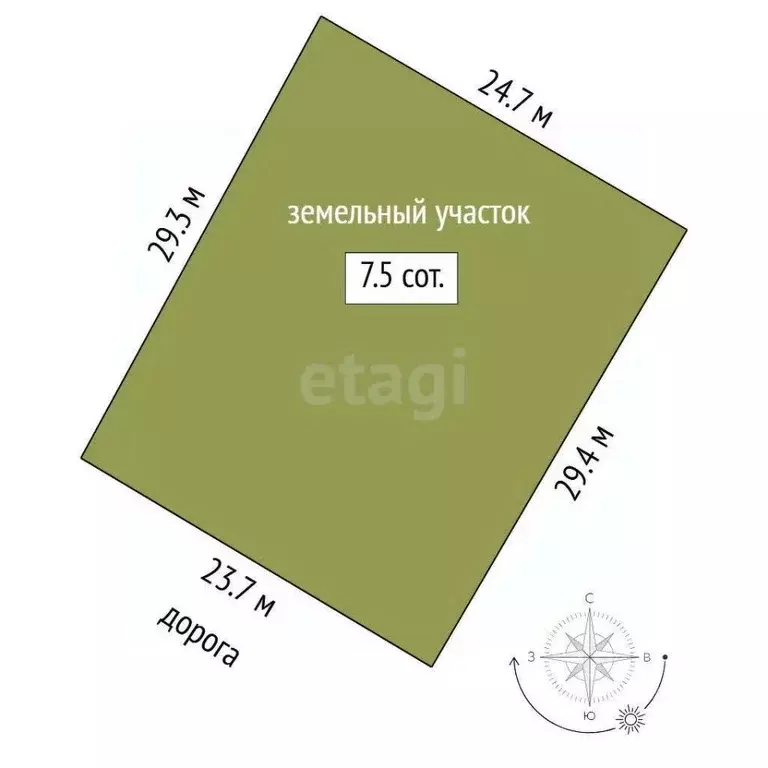 Участок в Тюменская область, Тюменский муниципальный округ, с. Борки ... - Фото 2