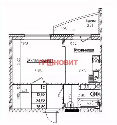 Студия Новосибирская область, Новосибирск ул. Дуси Ковальчук, 242 ... - Фото 1