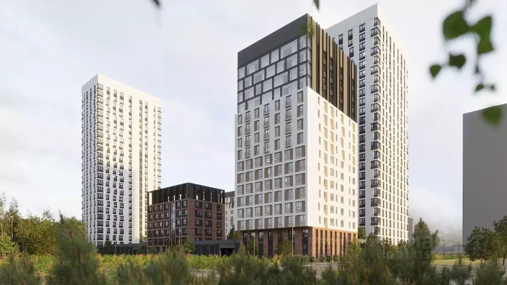2-к кв. Свердловская область, Екатеринбург ВИЗ жилрайон, Риверсайд ... - Фото 1