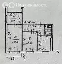3-комнатная квартира: Новокузнецк, Народная улица, 11 (57 м) - Фото 1