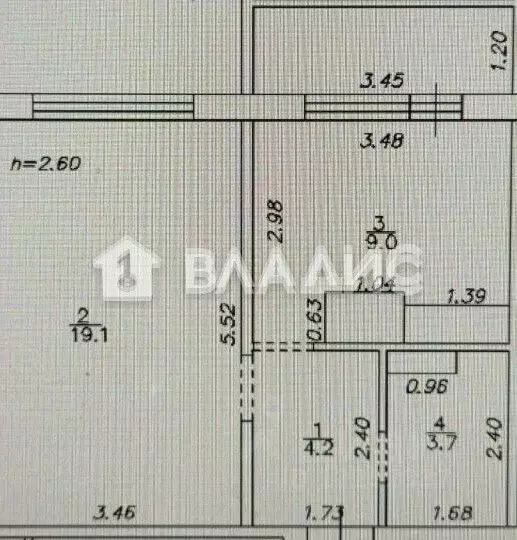 1-к кв. Смоленская область, Смоленск Королевка мкр, 18 (40.0 м) - Фото 1