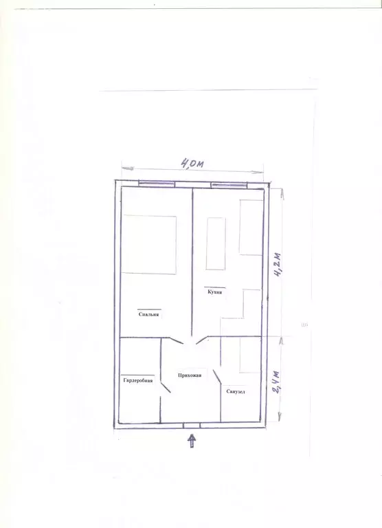 Квартира-студия: деревня Глухово, Романовская улица, 5 (26.4 м) - Фото 0