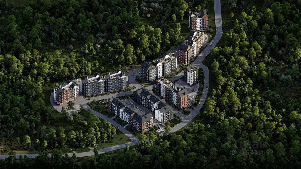 3-к кв. Калининградская область, Светлогорск Лесная Сказка жилой ... - Фото 1
