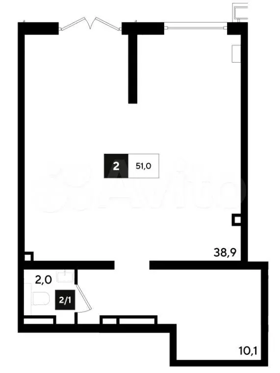 Продам офисное помещение, 51 м - Фото 0