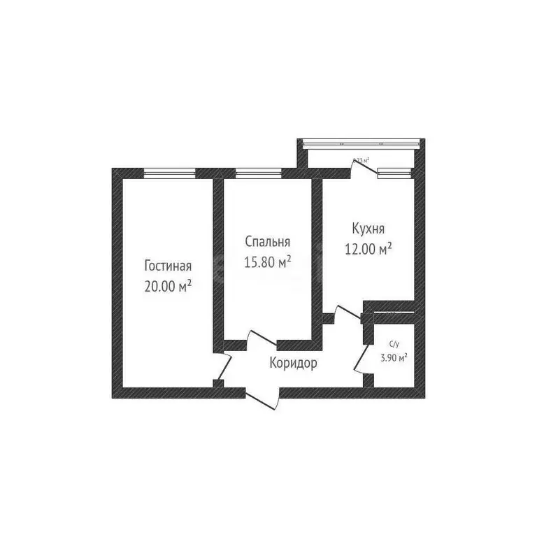 2-комнатная квартира: Краснодар, Уральская улица, 71к1 (57.9 м) - Фото 0
