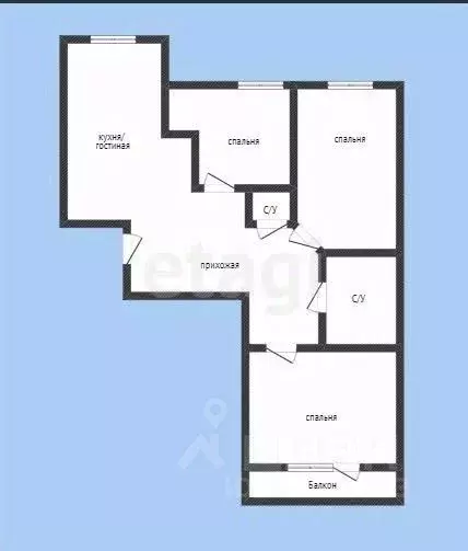 3-к кв. Краснодарский край, Геленджик городской округ, с. Дивноморское ... - Фото 2