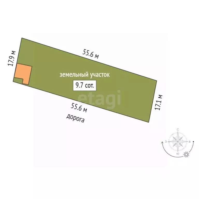 Участок в Костромская область, Кострома Строитель СТ,  (10.0 сот.) - Фото 2