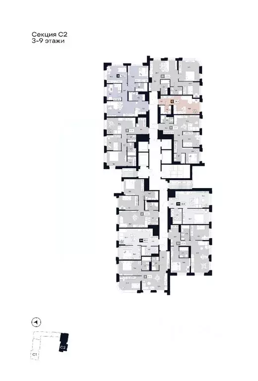 2-к кв. Москва Лодочная ул., 27К2 (61.4 м) - Фото 1
