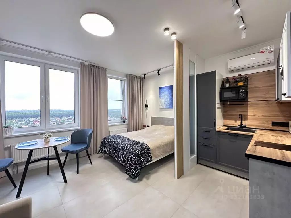 Студия Москва Внуковское поселение, ул. Анны Ахматовой, 11к3 (27.0 м) - Фото 1