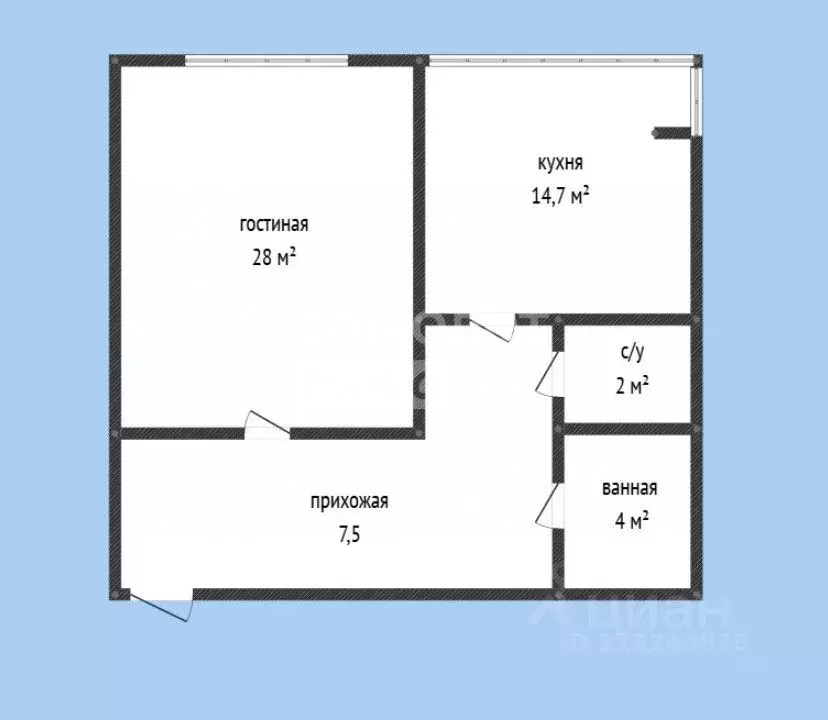 1-к кв. Дагестан, Каспийск просп. Акулиничева, 7 (62.0 м) - Фото 2