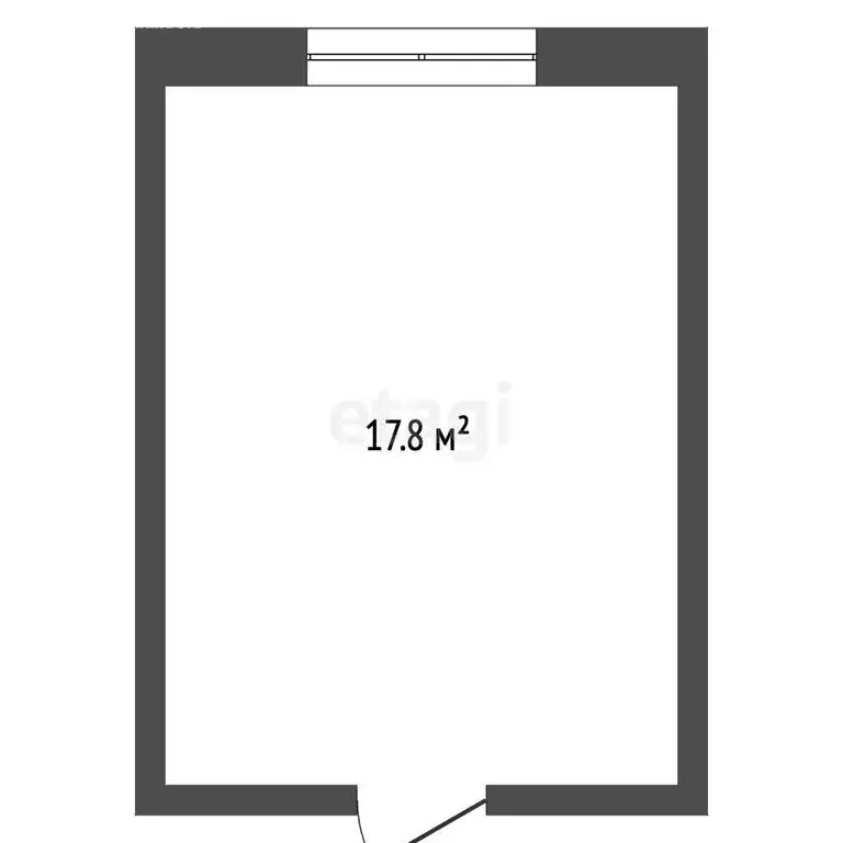 1к в -комнатной квартире (17.8 м) - Фото 1