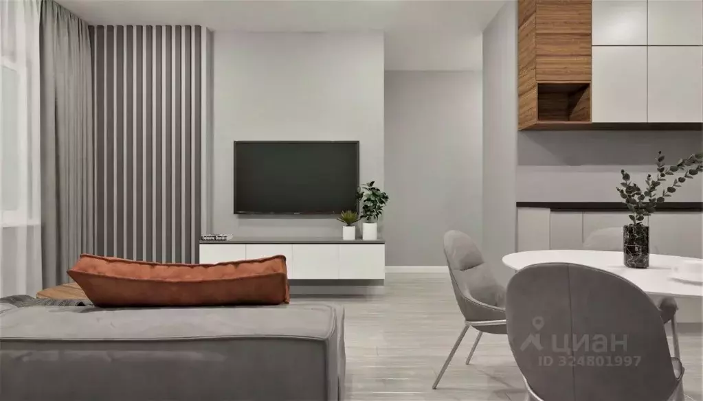 1-к кв. Тюменская область, Тюмень ул. Первооткрывателей, 8 (37.1 м) - Фото 1