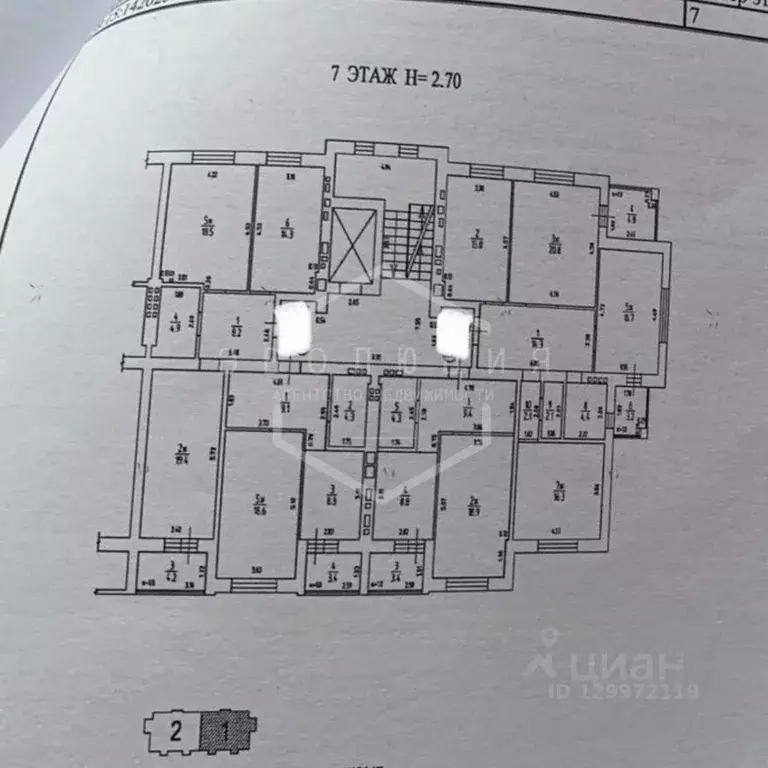 1-к кв. Калининградская область, Калининград ул. Ульяны Громовой, 121 ... - Фото 2