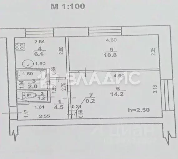 2-к кв. Башкортостан, Стерлитамак ул. Худайбердина, 141 (38.8 м) - Фото 2