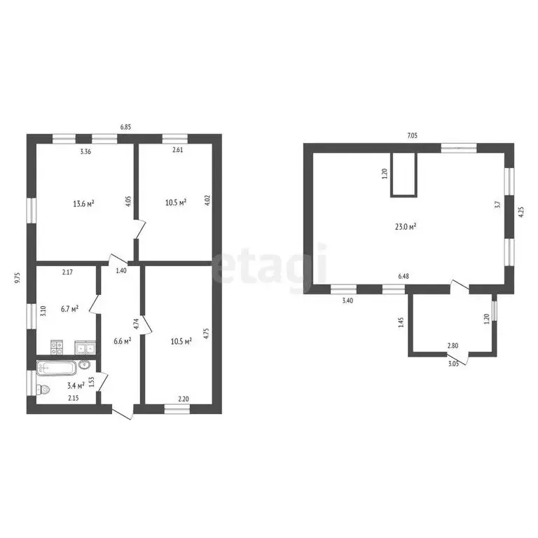 Дом в Прохладный, улица Овчарова (51.3 м) - Фото 2