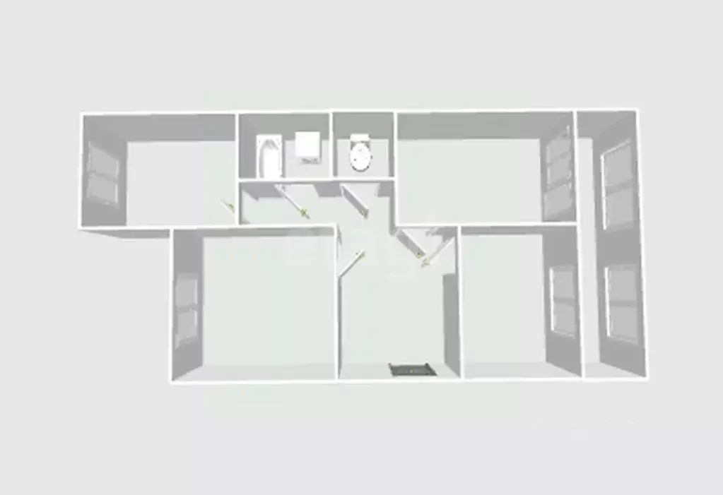 3-к кв. Сахалинская область, Южно-Сахалинск Ново-Александровск п/р, ... - Фото 2