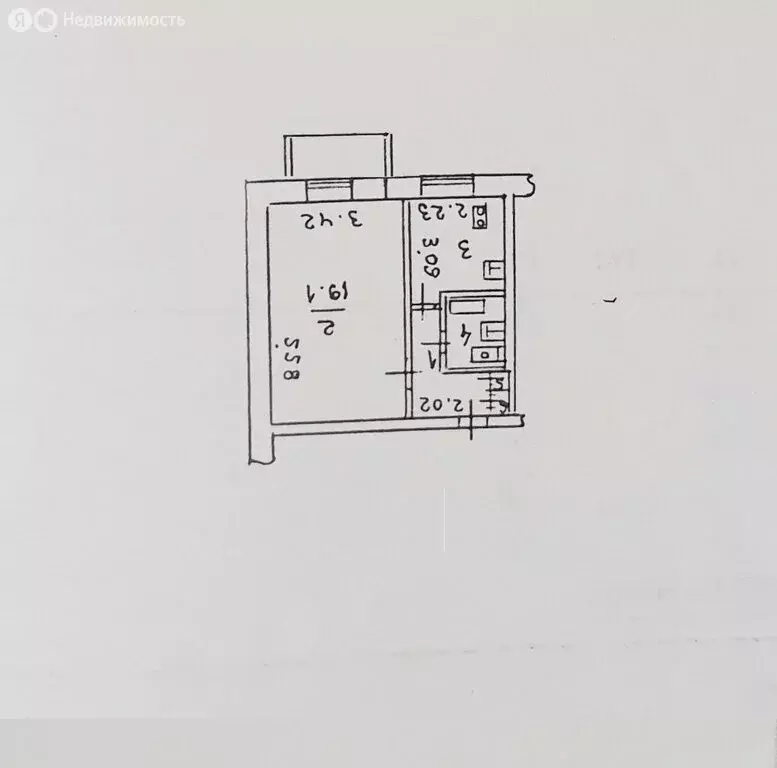 1-комнатная квартира: Липецк, улица Студенческий Городок, 22 (18 м) - Фото 0